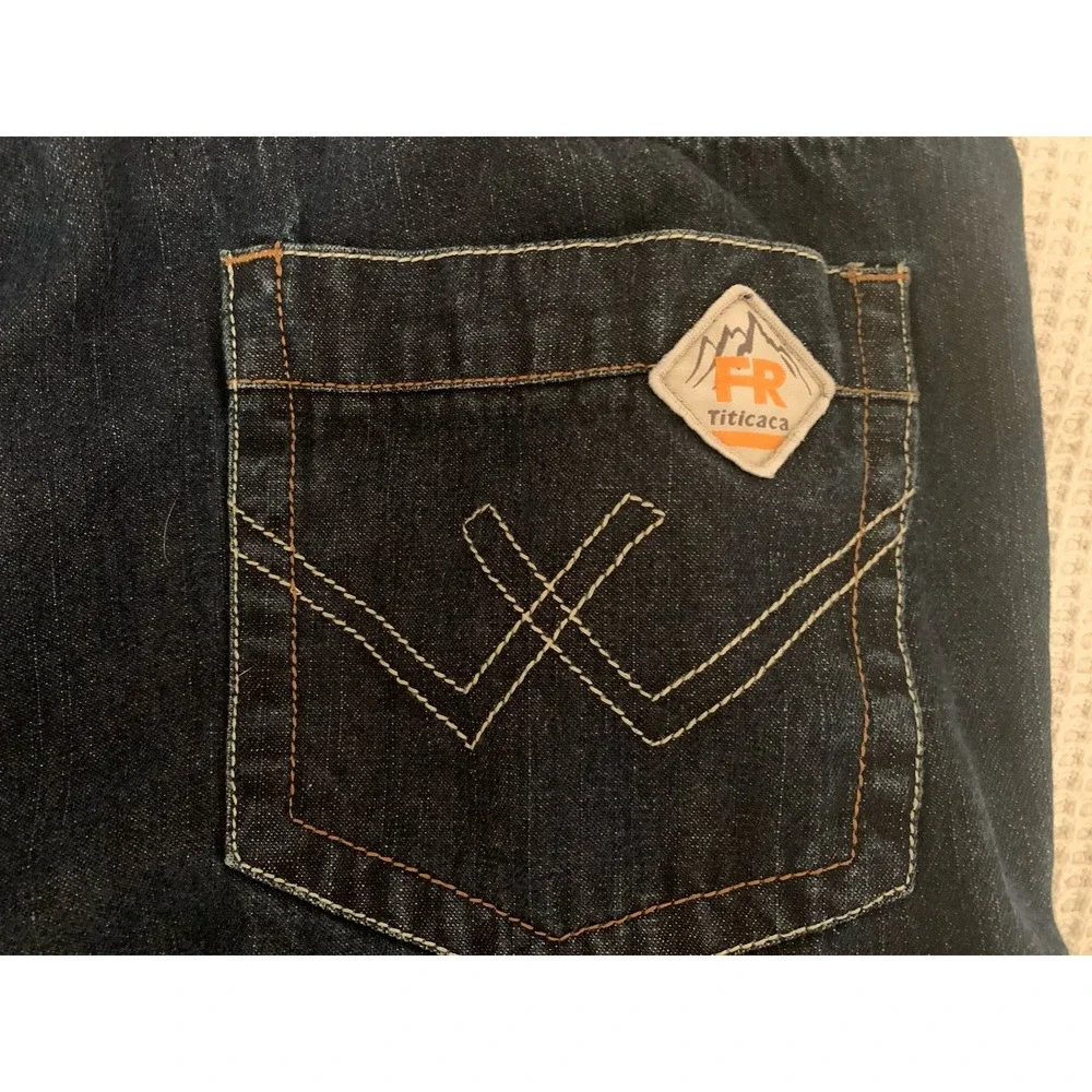 Men's Titicaca Flame‎ Retardant Jeans 44 x 30 Fire Resistant Blue Denim 4